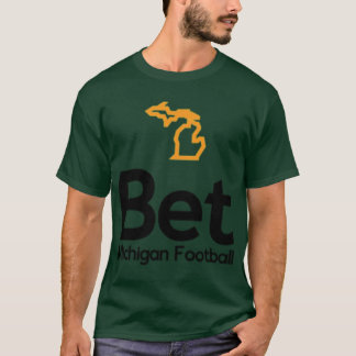 Camiseta Bet Michigan Logo Legal Sports Betting Michigan