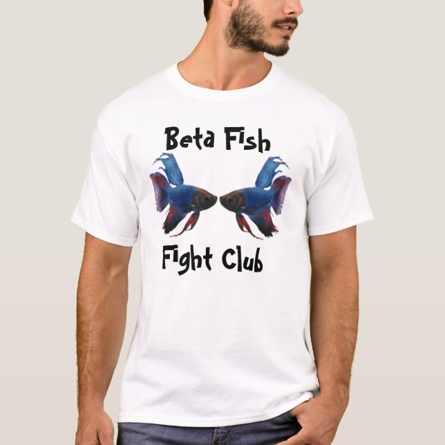 Camiseta beta, beta clube da luta dos peixes (Frente)