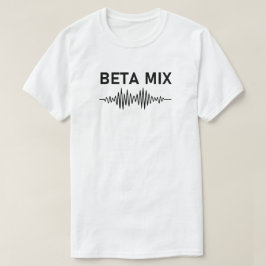 Camiseta Beta Mix - Forma de onda de áudio