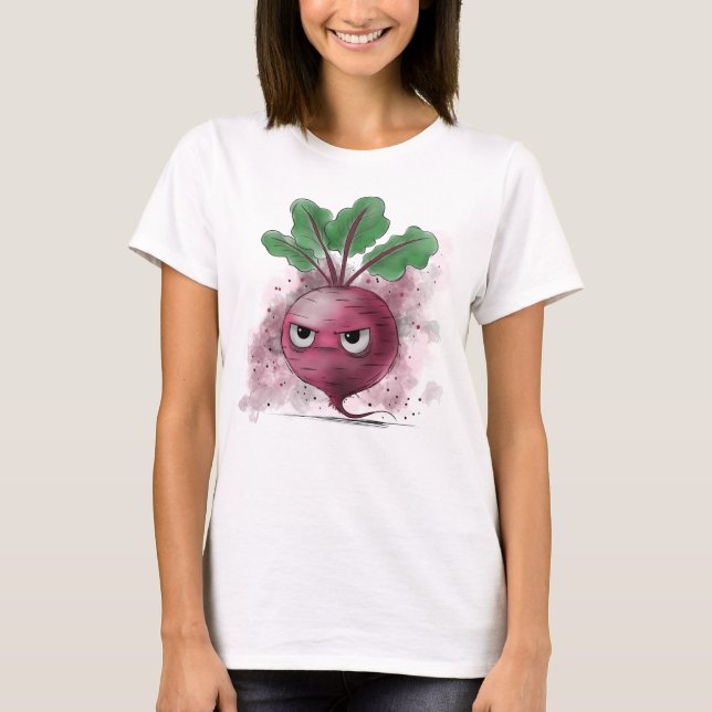 Camiseta Beterraba Mal-humorada (Frente)