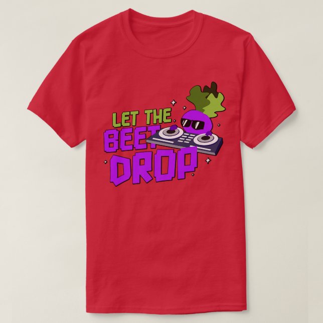 Camiseta Beterraba Vegetariana Que Deixa A Beterraba D (Frente do Design)