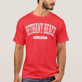 Camiseta Bethany Beach Delaware Férias College Estilo DE U