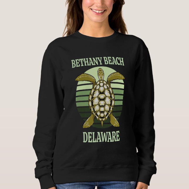 Camiseta Bethany Beach Delaware Sea Turtle (Frente)