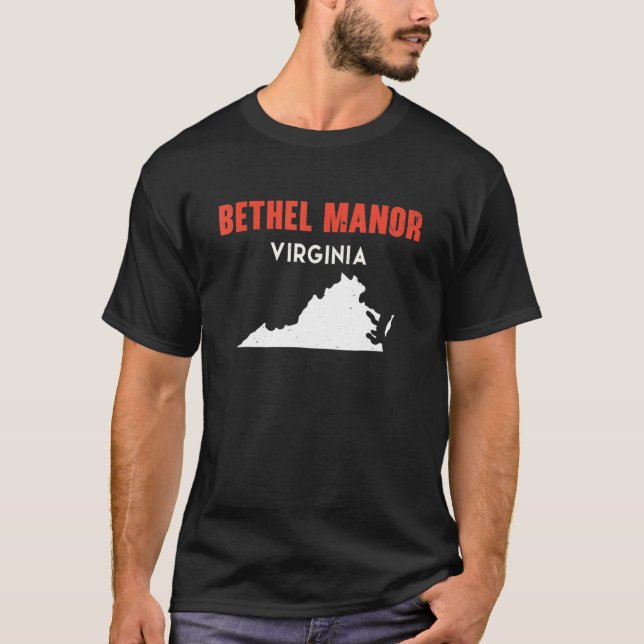 Camiseta Bethel Manor Virginia EUA Estado América Viagem Vi (Frente)