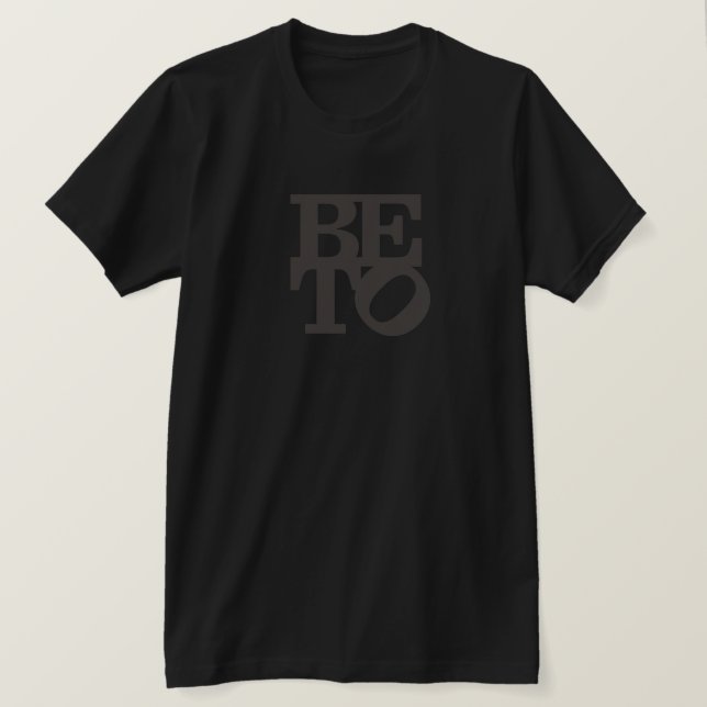 Camiseta BETO empilhado (Frente do Design)