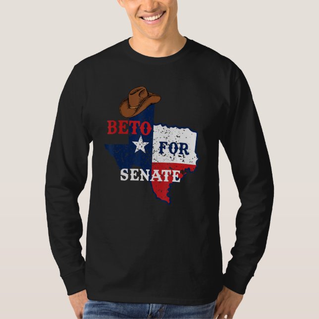 Camiseta Beto For Texas Democratic Governador 1 (Frente)