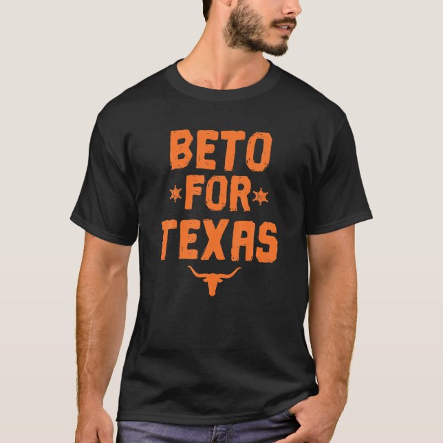 Camiseta Beto For Texas Governador 2022 Beto O'rourke (Frente)