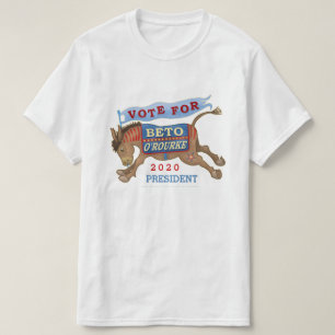 Camiseta Beto O'Rourke para o Presidente 2020 Democrat Donk