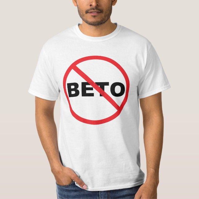 Camiseta Beto O'Rourke para presidente Anti-popular (Frente)