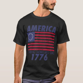 Camiseta Betsy Ross 4 De Julho Bandeira Americana 1776
