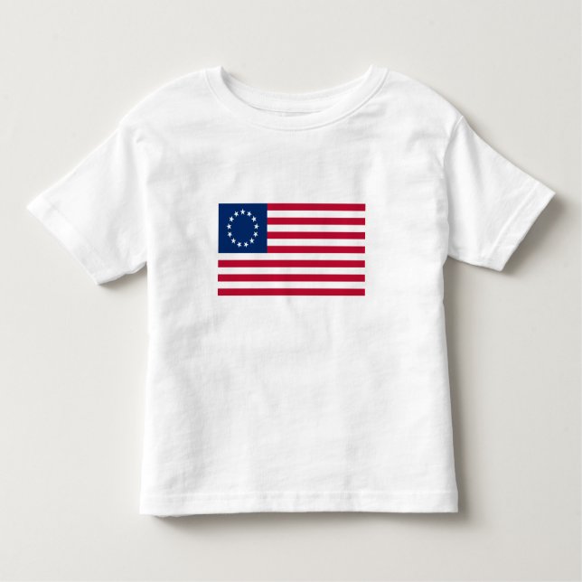 Camiseta Betsy Ross American Flag (Frente)