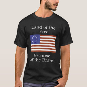 Camiseta Betsy Ross American Flag Freedom from Revolutionar