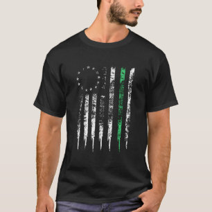 Camiseta Betsy Ross Thin Green Line Nos Afetou O Presente D