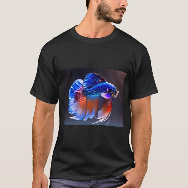 Camiseta Betta cauda-velada (Frente)