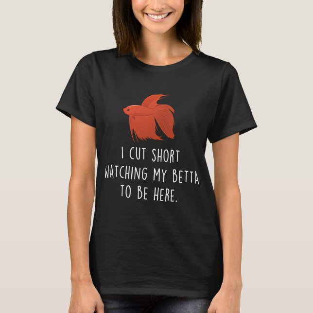 Camiseta Betta Fish Cortado Curto (Frente)