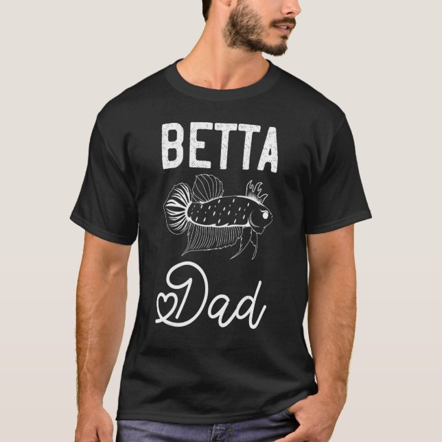 Camiseta Betta Fish Pai (Frente)