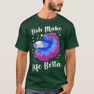 Camiseta Betta Fish Siamese Combatendo Peixes Betta Splende