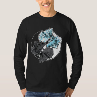 Camiseta Betta Fish Yin Yang Aquarium Aquarist Fish Tank Ko