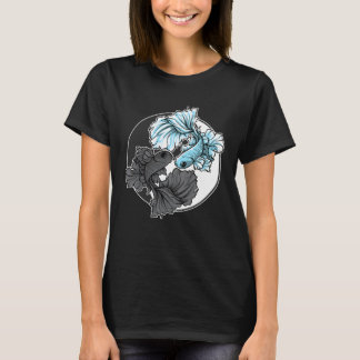 Camiseta Betta Fish Yin Yang Aquarium Aquarist Fish Tank Ko