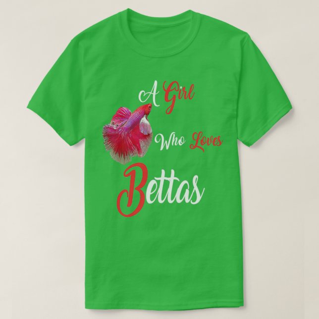 Camiseta Betta Girl (Frente do Design)