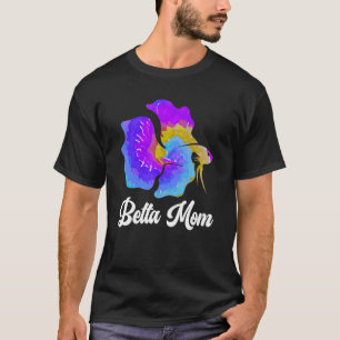 Camiseta Betta Mãe Betta Fish Mãe Aquário