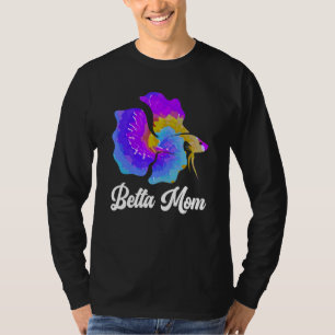 Camiseta Betta Mãe Betta Fish Mãe Aquário