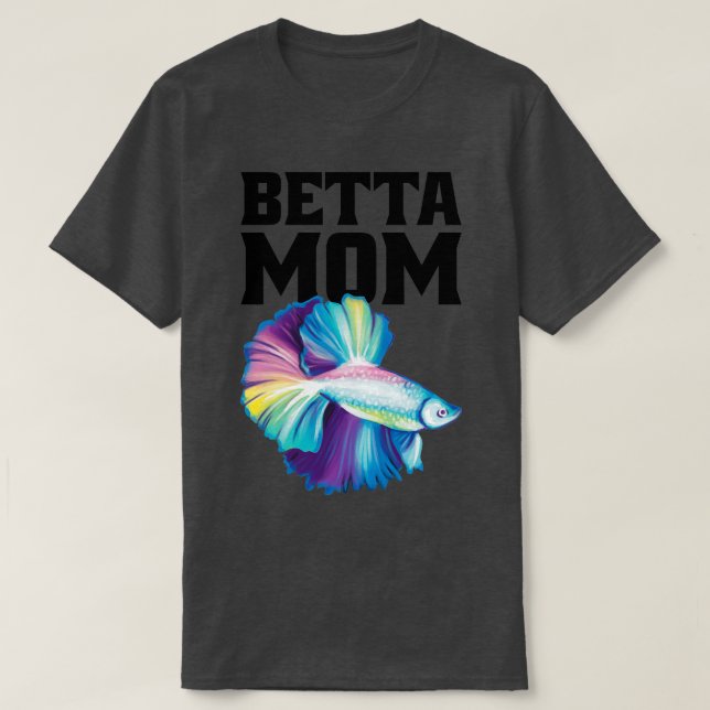 Camiseta Betta Mãe Betta Splenders 4 (Frente do Design)