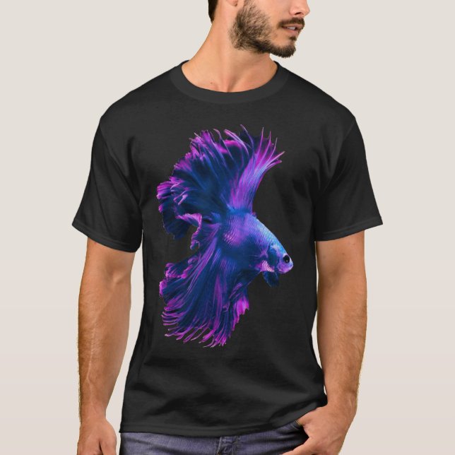 Camiseta Betta Splendens Bettas Siamese (Frente)