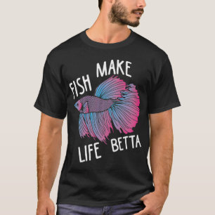 Camiseta Betta Splendens - Peixes tornam a vida melhor