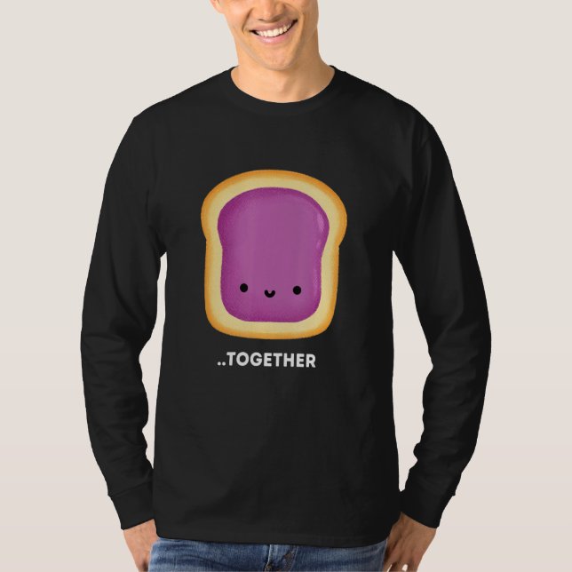 Camiseta Better Together 2 of 2 Cute Couples Peanut Butter  (Frente)