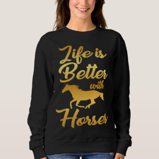 Camiseta Better With Horses
