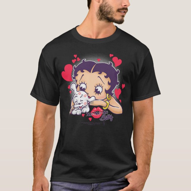 Camiseta Betty Boop Puppy Love (Frente)