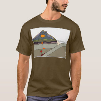 Camiseta Between a Rock and a Hard Place Geologic Subductio