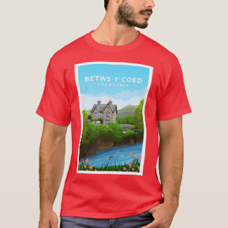 Camiseta Betws Y Coed Snowdonia Norte do País de Gales