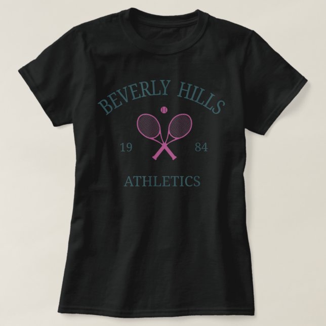 Camiseta Beverly Colinas Athly, California Tênis Club Rac (Frente do Design)