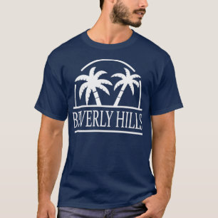 Camiseta Beverly Colinas Palm Trees Gráfico