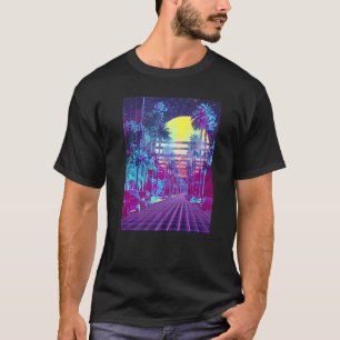 Camiseta Beverly Hill Retrowave Dividir Carros Boulevard Su