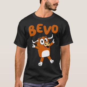 Camiseta Bevo Longhorn Bull Engraçado Cartografia Para Cria