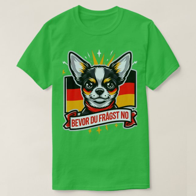 Camiseta Bevor du frags Nein Lustige Mnner Lustig Herren L (Frente do Design)