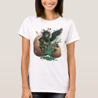 Camiseta Bewitched Raven in Eggshell