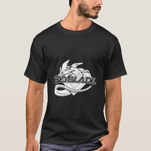 Camiseta Beyblade Driger Monocromo (Frente)