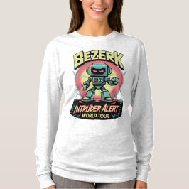 Camiseta Bezerk Alerta de Intruso Tour Mundial Retro Arcade