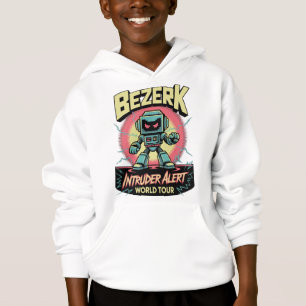 Camiseta Bezerk Alerta de Intruso Tour Mundial Retro Arcade
