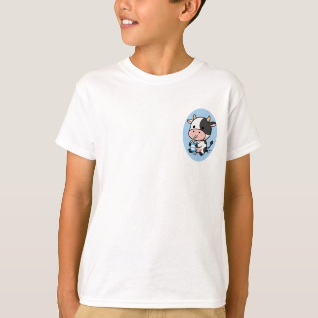 Camiseta Bezerros Caixa De Leite (Frente)