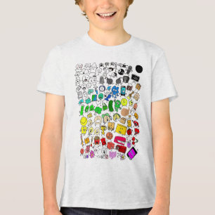 Camiseta Bfdi Inanimação Todos Os Caracteres _1