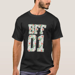 Camiseta BFF 01 Melhores Amigos Correspondendo à Bestie Fri