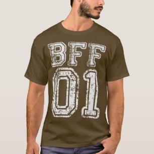 Camiseta BFF 01 Melhores Conexões de Correspondência de Ami
