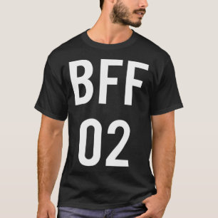 Camiseta BFF 02 BFF para 2 raparigas baratas e doces