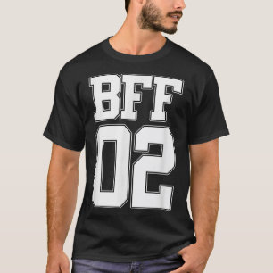 Camiseta BFF 02 Melhores Amigos Correspondendo à Bestie Fri