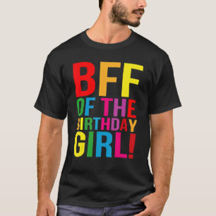 Camiseta BFF da Garota de Aniversário É o meu melhor irmão 